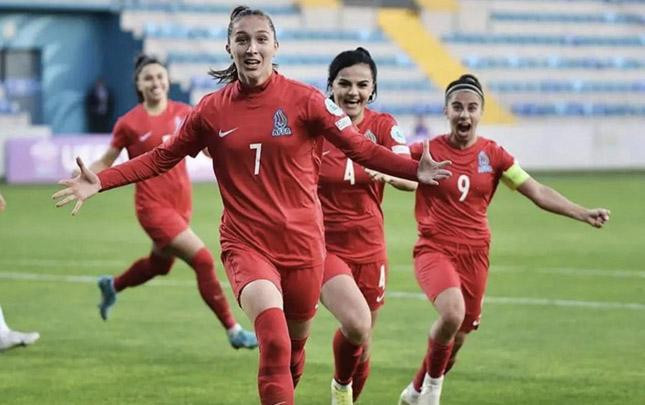 Qadın futbolçularımız Millətlər Liqasında daha bir qələbə qazandı